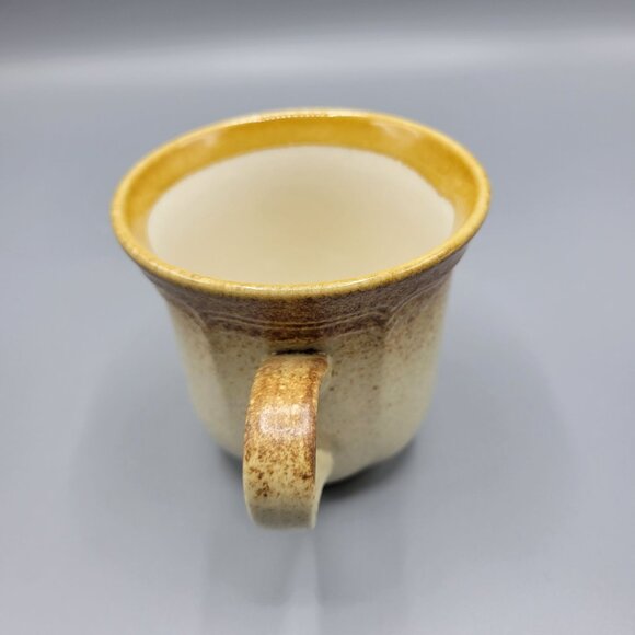 Vintage Mikasa Whole Wheat Stoneware Coffee Mugs Set Of 2 E 8000 Made In Japan - Picture 12 of 14